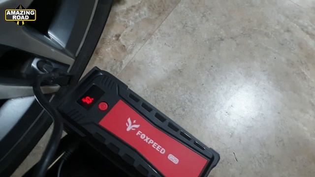 Powerful Auto Jump Starter Foxpeed 21000mAh / Car Battery Starter to 8L Gas, 6.5L Diesel Engine смотреть онлайн