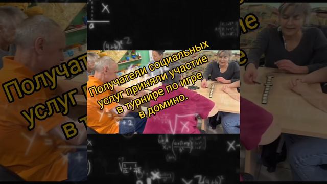 Турнир по игре в домино. Отделение активного проживания. ВПНИ смотреть онлайн