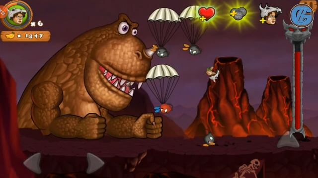 Jungle Adventure 2 Level 5-7 | DINO BOSS | KamalKeGames смотреть онлайн