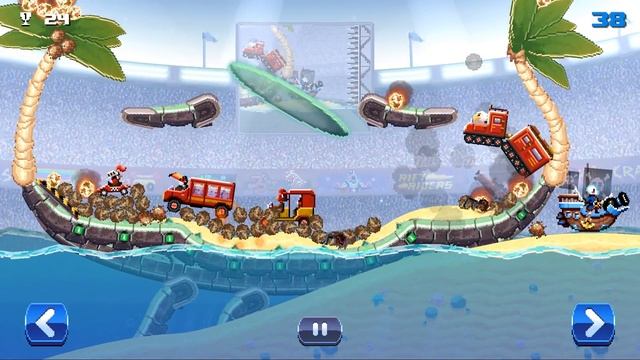 ВЫЖИВАЮ на ОСТРОВЕ! Drive Ahead Режим ЦАРЬ ГОРЫ смотреть онлайн