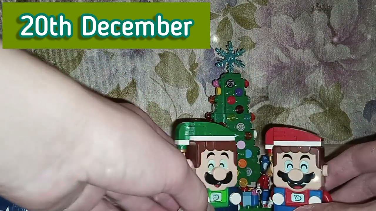 My Christmas & New Year Advent Calendar Mini Surprises By Lego Super Mario & Luigi. Day 20  #shorts