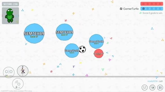 Mitos.is The Game Soccer Mode Gameplay Blue Team Wins смотреть онлайн