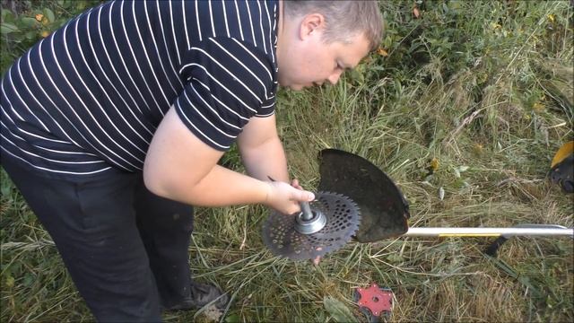 Какой диск для триммера лучше для заготовки сена. Сравнение дисков для триммера. смотреть онлайн