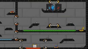 Fireboy and Watergirl Elements (All Level Green Diamond)