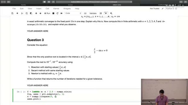 【数学 编程python】数值方法 哥伦比亚大学公开课（暂无字幕） P14 APMA E4300 A18 on 10 25 2018 Thu de смотреть онлайн