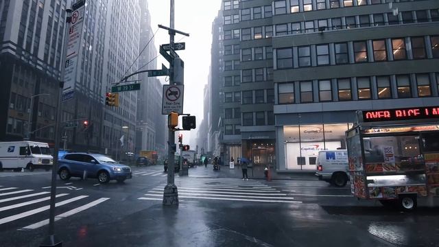 NYC Cloudburst - Manhattan, New York 4K