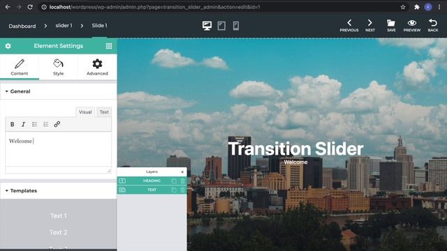 Transition Slider - Getting Started - WordPress Slider смотреть онлайн