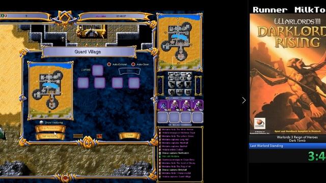 (World Record) Warlords III Darklords Rising "The Dark Tomb" in 07m 06s | Speedrun [PC] смотреть онлайн