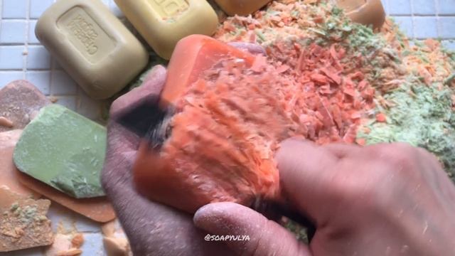 Резка старого мыла от фабрики Свобода смотреть онлайн