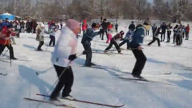 Лыжня России 2015 в Биробиджане смотреть онлайн
