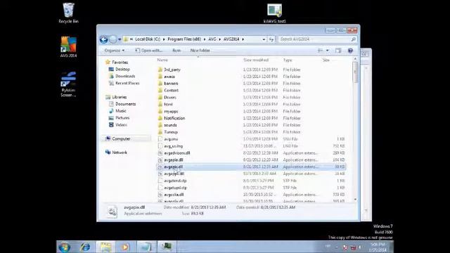 Kill AVG 2014 Antivirus