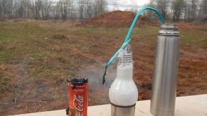 Эксперимент: Цепная реакция, горение калиевой селитры