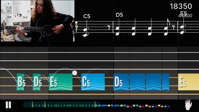 Last Resort Power Chords (C5, D5, E5, B5, G5) Yousician смотреть онлайн