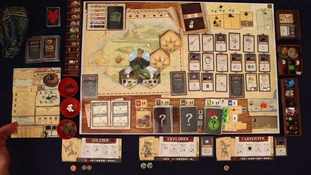 Robinson Crusoe Board Game | Volcano Island | Full Solo Playthrough смотреть онлайн