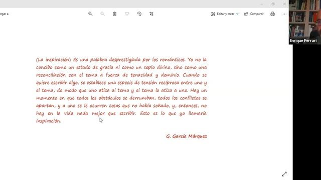 Ciclo Escuelas de Escritura - ¿ PORQUÉ UN TALLER DE ESCRITURA? - Enrique Ferrari смотреть онлайн