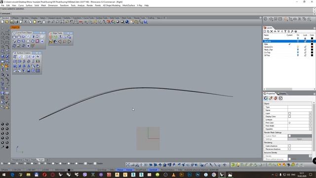 Rhinoceros. Modeling. Thule Touring 100 Part 3 (RUS) смотреть онлайн