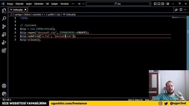 PHP İLE .ZİP NASIL YAPILIR? (Ziplemek) PHP Dersleri смотреть онлайн