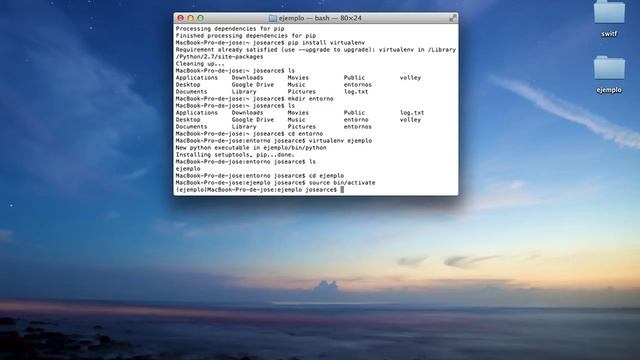 Como instalar Django (Mac - Linux) смотреть онлайн