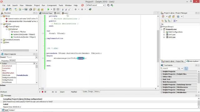 Delphi - Circular unit reference fix смотреть онлайн