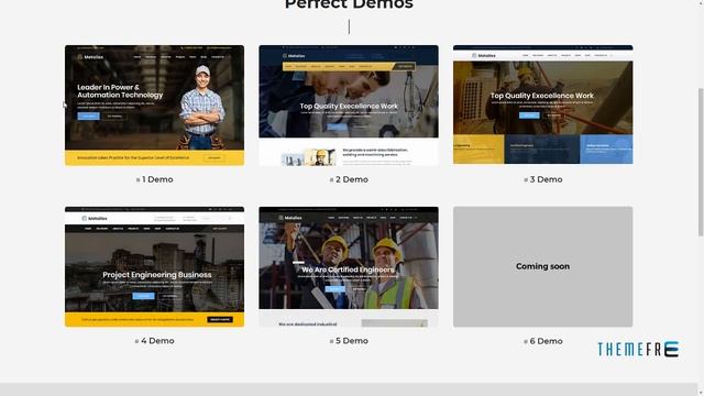 Metallex - Industrial And Engineering WordPress Theme Vespasian смотреть онлайн
