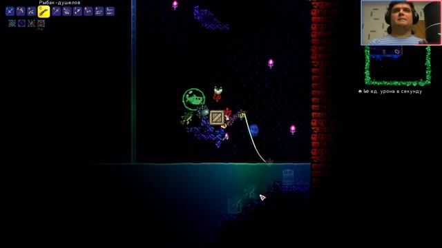 Terraria Expert мир #30: Серия посвящённая рыбалке на жирнорыбу и люцифугу. смотреть онлайн