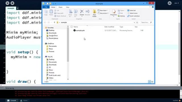 Adding Sound to Processing (Minim Library) смотреть онлайн