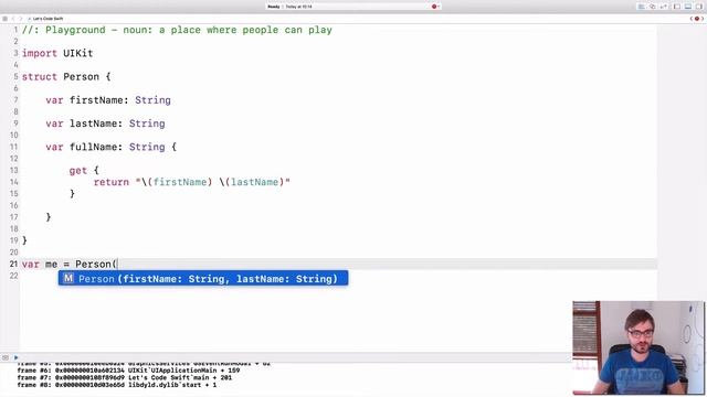 Let's Code Swift | Lesson #46 | Read-Only Computed Properties смотреть онлайн