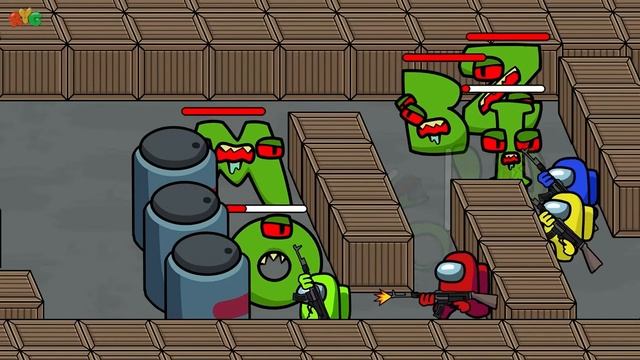 Among Us vs Mommy Long Legs, Obunga & Freddy | Among Us Animation смотреть онлайн