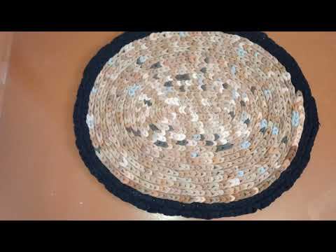 Коврик из капроновых колготок// смотреть онлайн