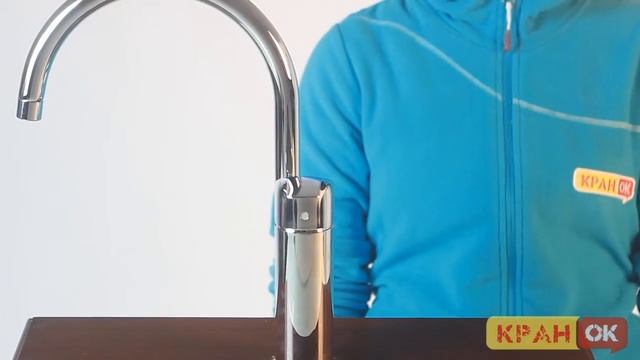 Смеситель для кухни GROHE EUROSMART 33202002 смотреть онлайн