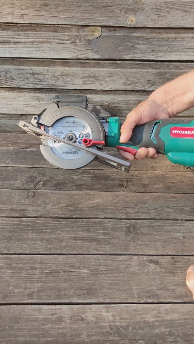 Циркулярная мини пила HYCHIKA CS-115C 750W Circular mini saw #shorts смотреть онлайн