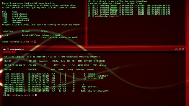 WPA2 cracking using aircrack-ng смотреть онлайн