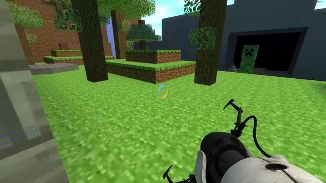 Minecraft in Portal 2 смотреть онлайн