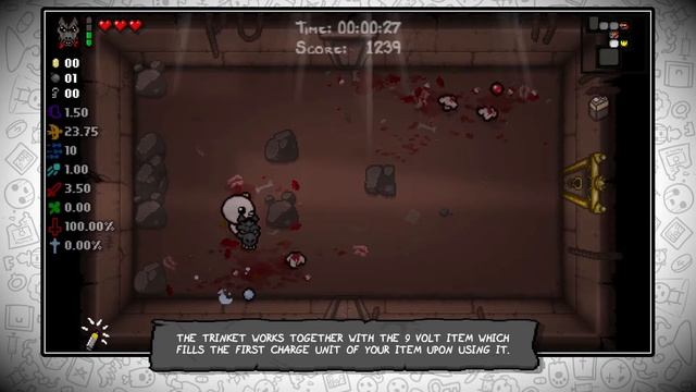 AAA Battery - Trinket Guide - The Binding of Isaac: Rebirth смотреть онлайн