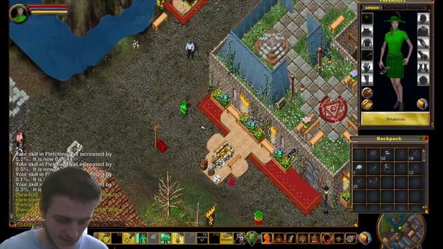 Ultima Online ГАЙД Полезные советы — как сделать ткань, бинты, доски из бревен, конюшня, прокачка смотреть онлайн