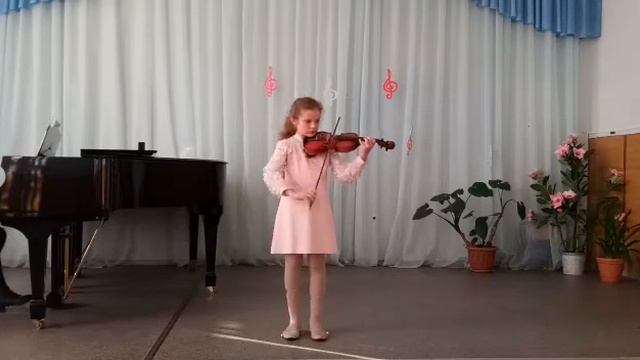 Бондаренко Ульяна 3 класс. М. Глинка "Танец" смотреть онлайн