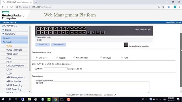 How To Configure VLAN On HPE Switch | NETVN