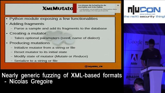 nullcon Goa 2017 - Nearly Generic Fuzzing Of XML Based Formats by Nicholas Gregoire смотреть онлайн