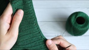 ОБРАБОТКА края проймы КРЮЧКОМ