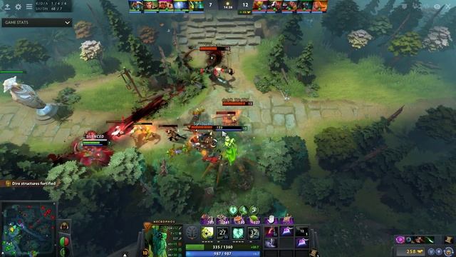 DeMoN plays Necrophos Dota 2 Full Game смотреть онлайн