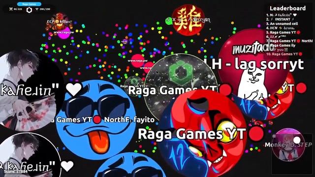 Agar.io Raga Live смотреть онлайн