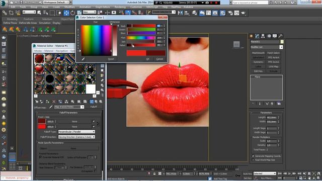 v-ray materials lips 3Ds max Di-box смотреть онлайн
