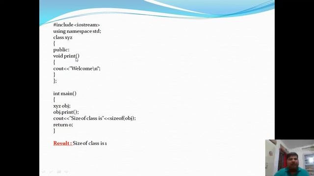 Empty Class in C++ with Practical (HINDI) смотреть онлайн