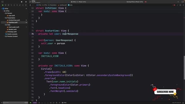 Avoid using Decodable objects inside your SwiftUI views смотреть онлайн