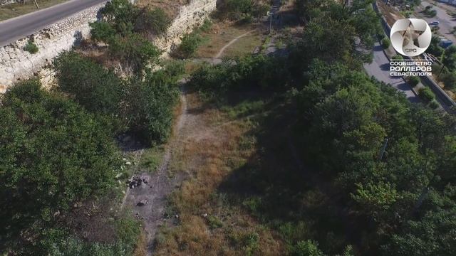 Будущий роллер-парк "Спуск". Съемка с квадрокоптера смотреть онлайн