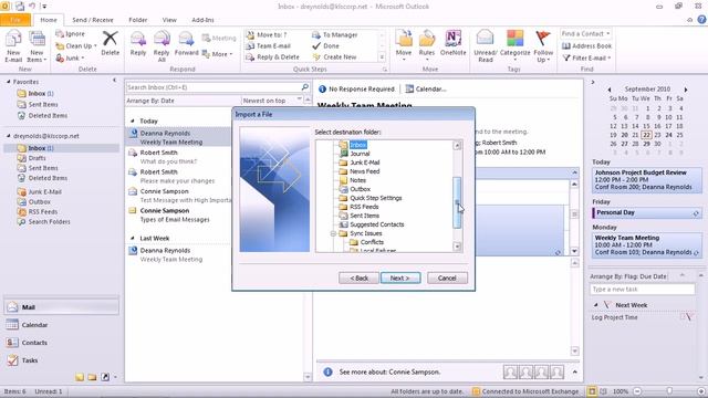 Outlook 2010 - Import E-mail Addresses смотреть онлайн