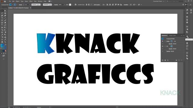 Learn To Create Special Text Design In Adobe Illustrator CC | Knackk Graficcs | смотреть онлайн