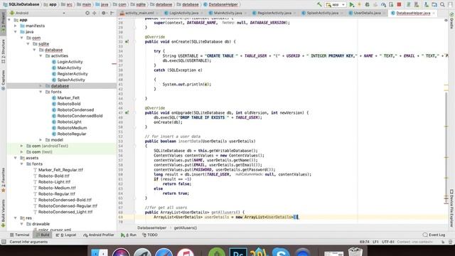 How to save basic user data in SQLite database in android смотреть онлайн