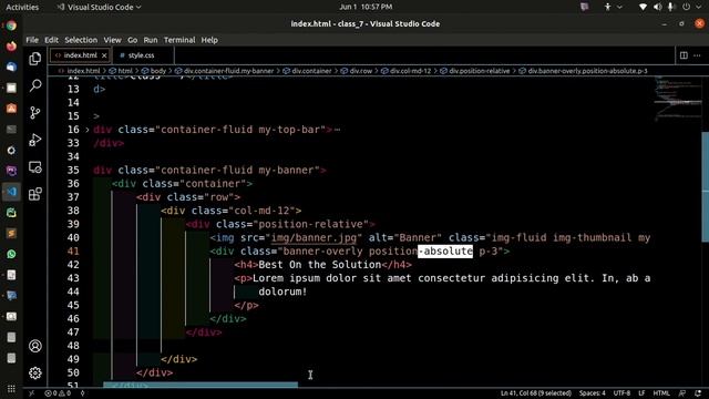 Web Design With Bootstrap 5 | Class - 7 смотреть онлайн