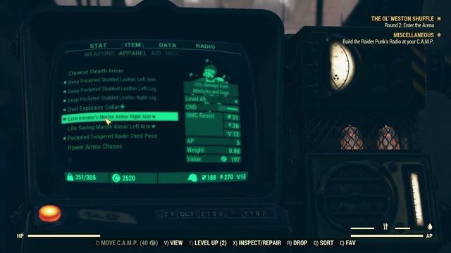 Fallout 76 Wastelanders DLC - The Ol Weston Shuffle | Speak with Johnny, Enter Arena, Escape смотреть онлайн